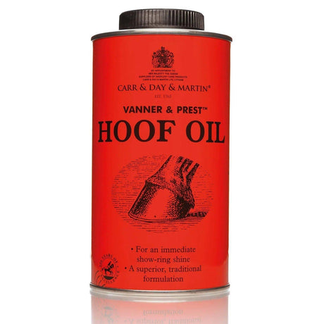 Vanner and Prest Hoof Oil Hoof Care 500Ml Barnstaple Equestrian Supplies