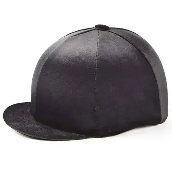 Velour Hat Covers Black Hat Silks Barnstaple Equestrian Supplies