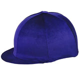 Velour Hat Covers Navy Hat Silks Barnstaple Equestrian Supplies