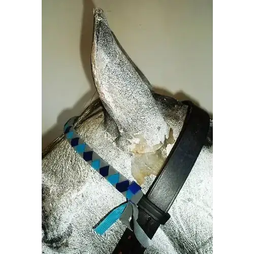 Velvet Browbands Full (40cm) GREY/BLUE/ROYALBLUE 