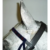 Velvet Browbands Pony (36cm) BLACK/NAVY/BURGANDY 