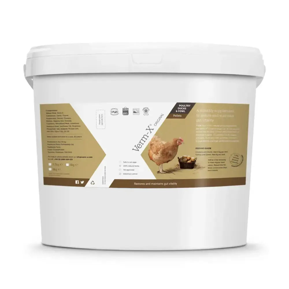 Verm-X Original Pellets For Poultry 4kg Poultry Supplements