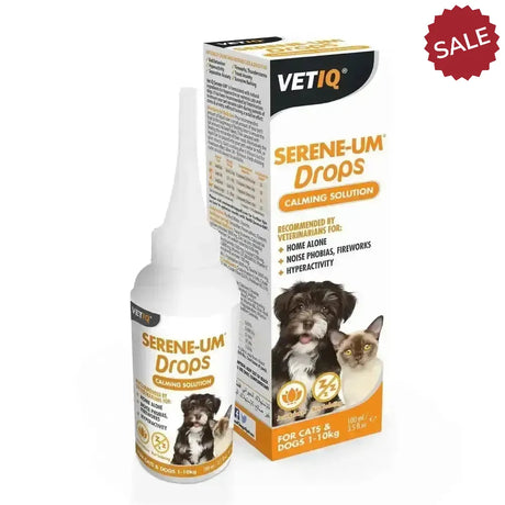 Vetiq Serene-Um Drops Calming Solution For Cats & Dogs 100 ml Pet Calmers