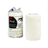 White 3m vetrap 10cm bandage roll pack cohesive wrap for small animals in an 18 pack bundle