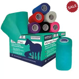 Vetset Wraptec Cohesive Bandage (Vet Wrap) Green Vet Wrap
