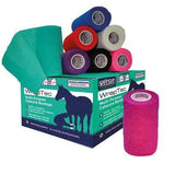 Vetset Wraptec Cohesive Bandage Veterinary Pink Single Barnstaple Equestrian Supplies