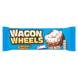 Wagon wheels 6 pack ice cream bars with blue packaging chocolate base and white whipped topping inspired by equestrian horses