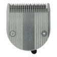 Silver metallic adelar clipper blade with precision ground ribbed surface and screws for wahl bravura coarse set