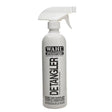 White spray bottle of wahl easy groom professional strength de-matting spray showing easy groom detangler label