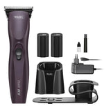 Purple wahl km supera electric hair clipper with black accents and ergonomic design for supera equine clipping