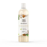Wahl oatmeal shampoo in a clear plastic bottle with oat and coconut label for horse grooming and horse shampoos