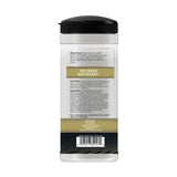 Black and white plastic container of Wahl refresh cleaning wipes dog with coconut lime verbena scent and black lid