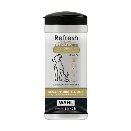 Wahl Refresh Cleaning Wipes Dog Pet Wipes Barnstaple Equestrian Supplies