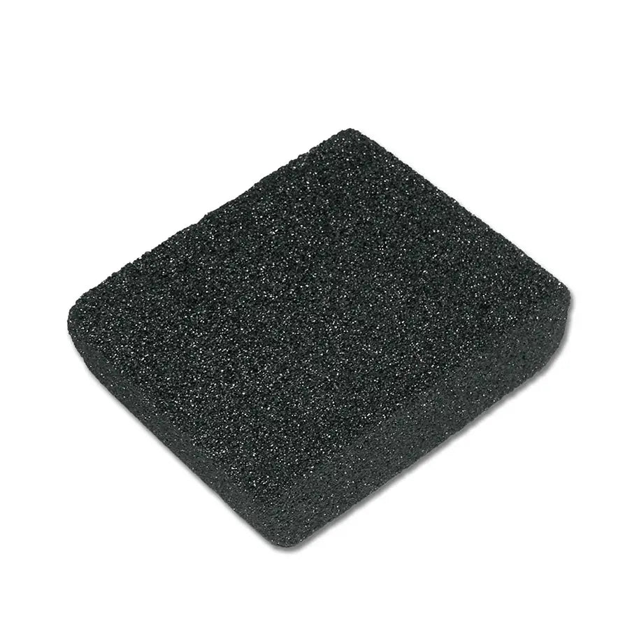 Black rectangular waldhausen wonder stone grooming stone with coarse textured surface for stone grooming use