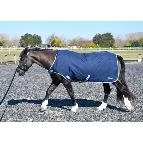Walker Lunge Rug By Rhinegold 5'0 Navy Horse Walker Rugs