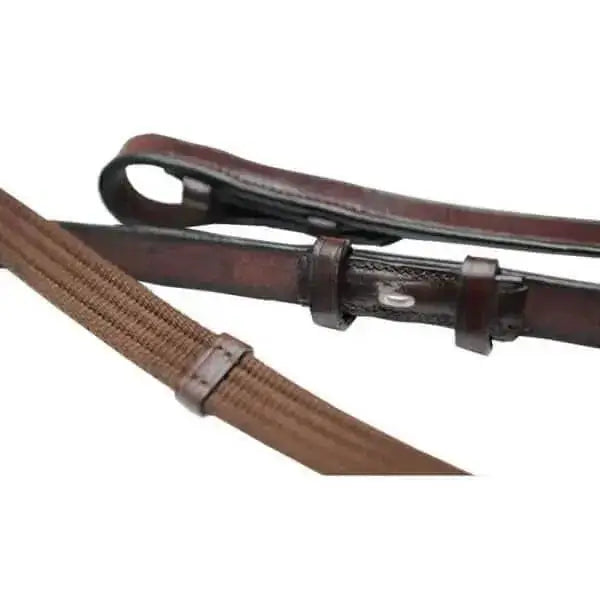 Web Continental Reins Celtic Equine Brown Shetland / Pony Reins Barnstaple Equestrian Supplies