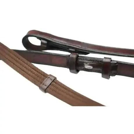 Web Continental Reins Celtic Equine Brown Shetland / Pony Reins