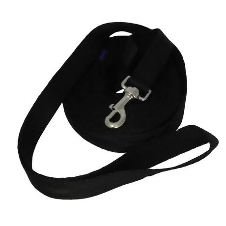 Webbing Lunge Rein Black 