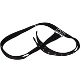 Webbing Stirrup Leathers Black Small 