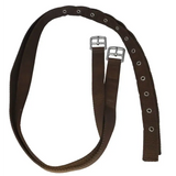 Webbing Stirrup Leathers Black Small 