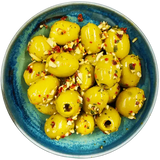 West Country Garlic & Chilli Olives 175g