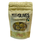 West Country Garlic & Chilli Olives 175g