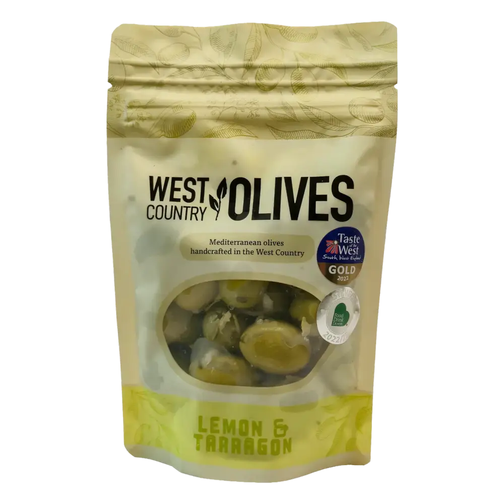 West Country Lemon & Tarragon Olives 175g
