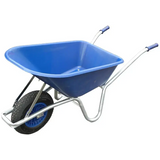 Wheelbarrow 100Ltr Blue - Ready Made Wheelbarrows