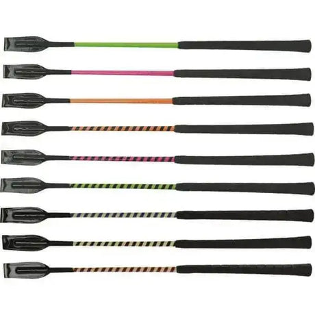 Whip and Go Show Whips Pink / Black Whips & Canes Barnstaple Equestrian Supplies