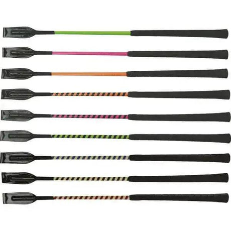 Whip and Go Show Whips Pink / Black Equi-Theme Whips & Canes Barnstaple Equestrian Supplies