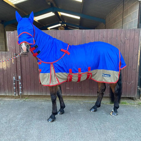 Whitaker Airton Fly Rug Blue/Beige 5' 3" Blue/Beige Fly Rugs Barnstaple Equestrian Supplies