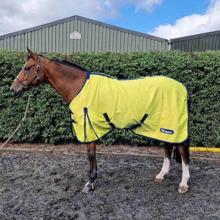 Whitaker Allerton Cotton Sheet 5'0" Yellow Barnstaple Equestrian Supplies