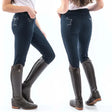 Whitaker B147L Birtle Diamante Ladies Breeches Navy Size 24 Navy Breeches