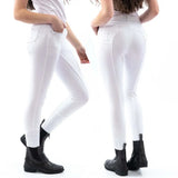 White riding pants whitaker b147l birtle with sleek fit and subtle stitching details in diamante ladies breeches style