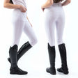 Whitaker B155L Clayton Ladies Breeches With Grip Knee White Size 24 White Breeches