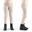 Beige whitaker b205k clitheroe child tights with high waist elastic cuffs and reinforced durable panels