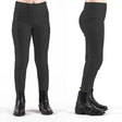 Black high waisted whitaker b205k clitheroe child tights with side pockets and sleek form fitting design