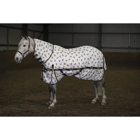 Whitaker Bee-Free Fly Rug 5' 9" White Fly Rugs Barnstaple Equestrian Supplies