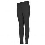 Black whitaker birstall lady breech riding pants with sleek form-fitting design and subtle stitching details