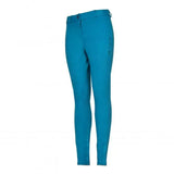 Teal whitaker birstall lady knitted breeches with sleek fit and subtle branding perfect for riding use