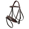 Whitaker Br048A Eastwood Crank Bridle C/W Reins Havana Cob Light Havana Flash Bridles