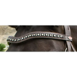 Whitaker Br073Bb Lynton Curved Diamante Browband Havana Cob Light Havana Browbands