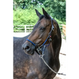 Whitaker Hc065 Raywell Soft Rope Headcollar Brown/Navy Cob Brown/Navy Headcollars & Lead Ropes