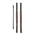 Three brown leather horse bridles with silver buckles and stitched detailing from whitaker hp101 straight headpiece havana