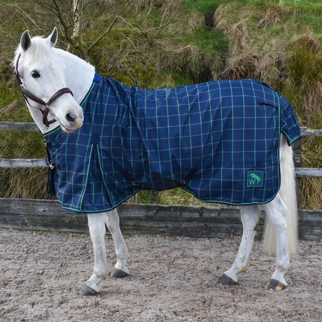 Whitaker Jacob Lightweight Turnout Rug Ogm Navy/Green Navy/Green 5' 9" Turnout Rugs Barnstaple Equestrian Supplies