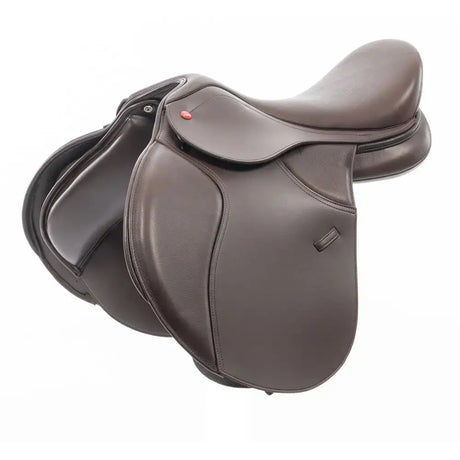 Brown leather whitaker jws044 michael gp saddle havana with smooth polished finish and subtle stitching details