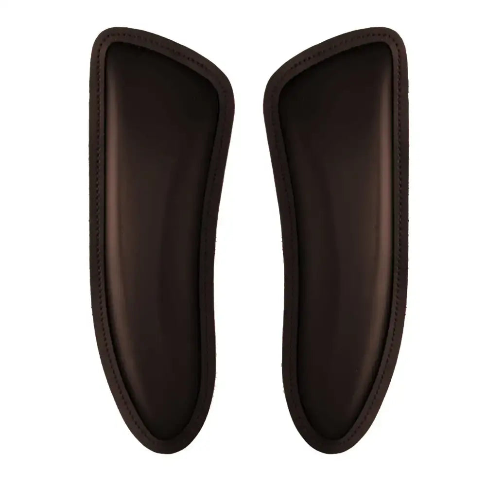 Black leather whitaker jws05bo6 dressage saddle pads with stitched edges for front blocks use