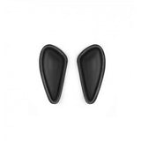 Black leather ear-shaped accessories with white stitching on the back for whitaker jws05bo7 jumping back blocks