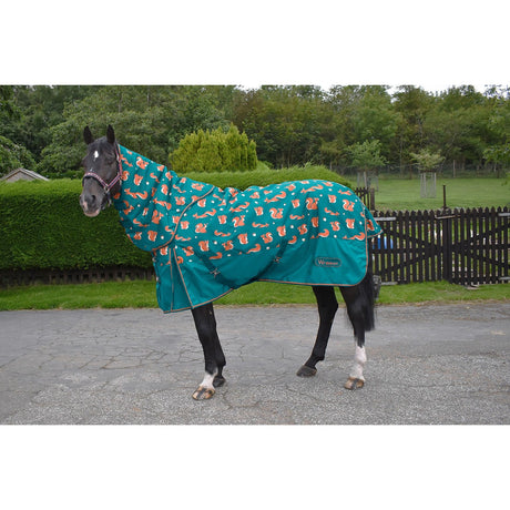 Whitaker Knutsford Turnout Rug Combo 150Gm 6' 3" Teal Barnstaple Equestrian Supplies