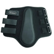 Black whitaker lp051 bradford brushing boots pair black with padded contoured design and adjustable velcro straps